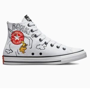 Converse White High-Tops PEANUTS Limited Edition NWOT